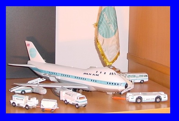 pan am toy airplane